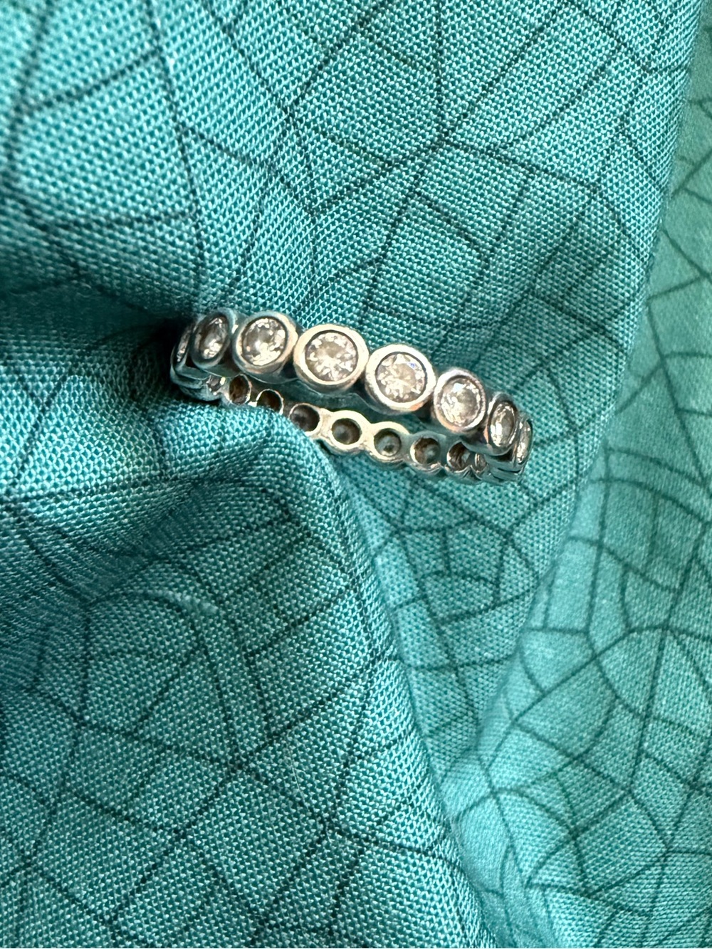Pandora “Alluring Brilliant” Eternity Band in Silver